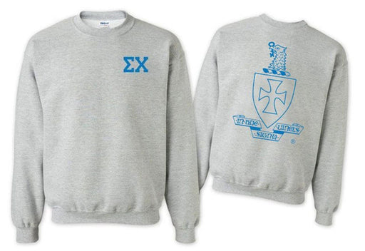 Sigma Chi Sigma Chi World Famous Crest - Shield Crewneck Sweatshirts