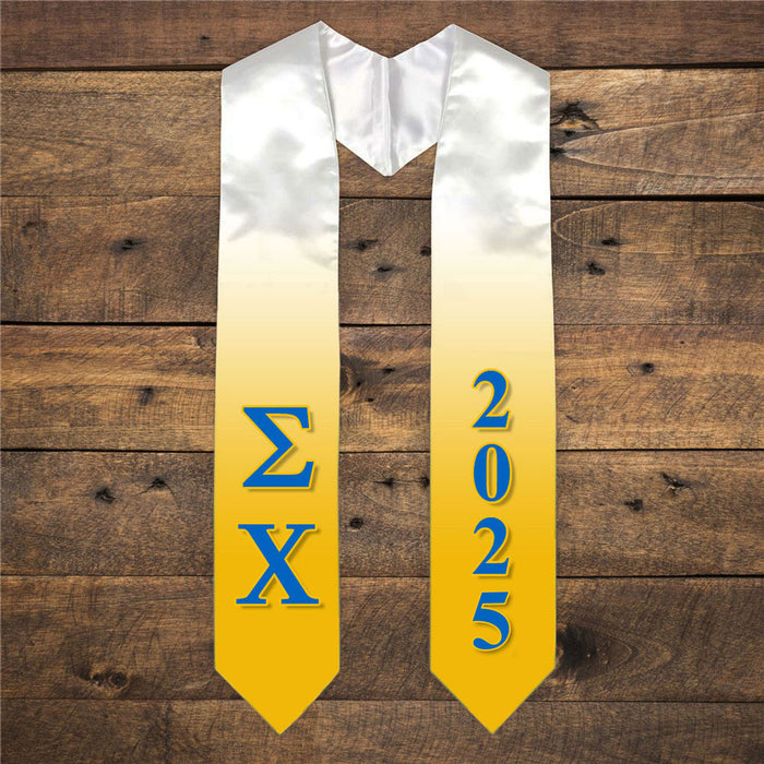 Sigma Chi Extra Fancy Greek Graduation Stole W Year Sigma Chi Extra Fancy Greek Graduation Stole W Year