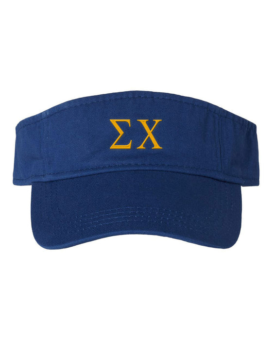 Sigma Chi Greek Letter Visor Sigma Chi Greek Letter Visor
