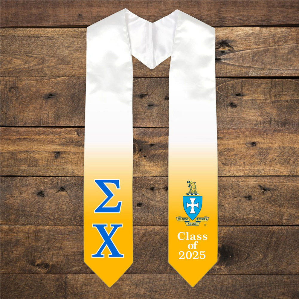 Sigma Chi Extra Fancy Greek Class Of Graduation Stole Sigma Chi Extra Fancy Greek Class Of  Graduation Stole