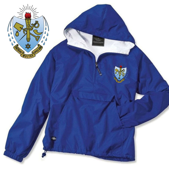 Sigma Delta Tau Classic Windbreaker Pullover Sigma Delta Tau Classic Windbreaker Pullover