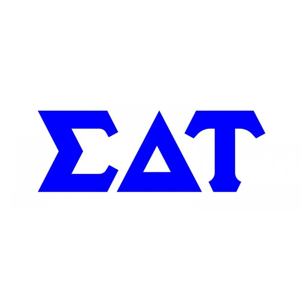 Sigma Delta Tau Big Greek Letter Window Sticker Decal Sigma Delta Tau Big Greek Letter Window Sticker Decal