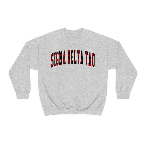 Sigma Delta Tau Sigma Delta Tau Christmas Plaid Nickname Crewnecks