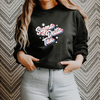 Sigma Delta Tau Sigma Delta Tau Flashback Crewneck Sweatshirt