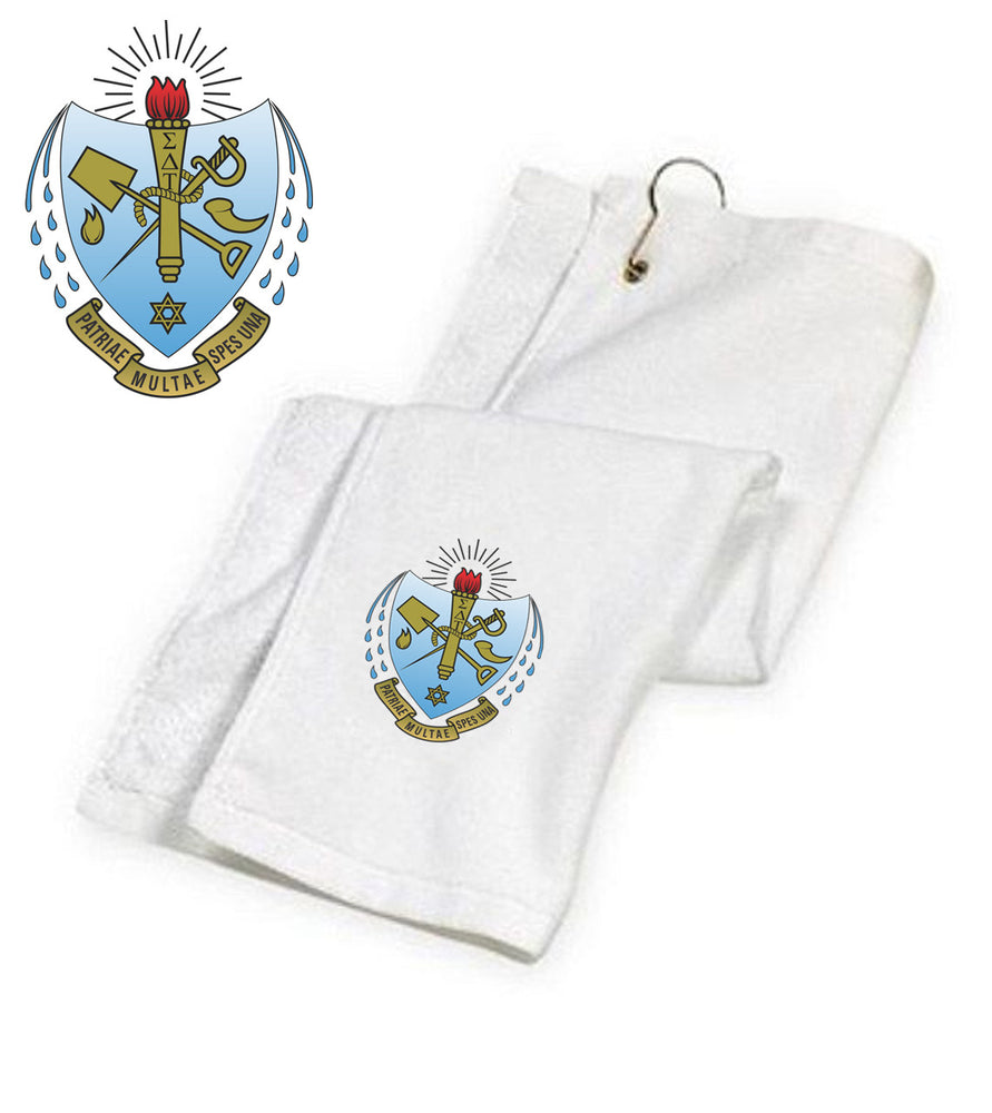 Discount Sigma Delta Tau Golf Towel DISCOUNT-Sigma Delta Tau Golf Towel