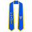 Discount Sigma Delta Tau Greek 2 Tone Lettered Graduation Sash Stole DISCOUNT-Sigma Delta Tau Greek 2 Tone Lettered Graduation Sash Stole