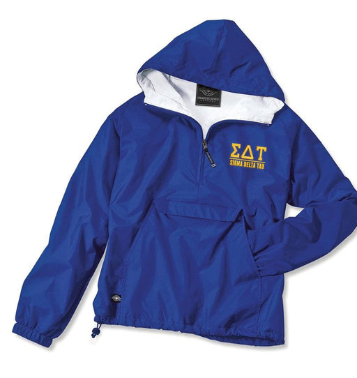 Sigma Delta Tau Sigma Delta Tau Greek Letter Windbreaker Pullovers