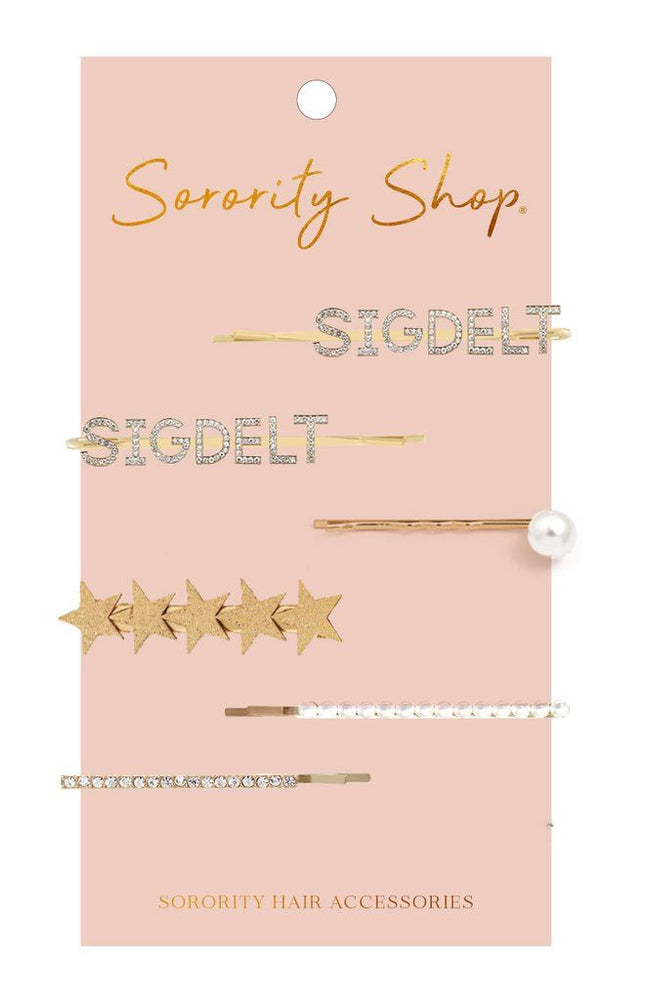 Sigma Delta Tau Hair Clips Sigma Delta Tau Hair Clips