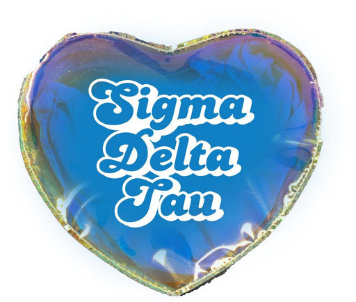 Totes Bags Sigma Delta Tau Heart Shaped Makeup Bag