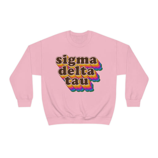 Sigma Delta Tau Sigma Delta Tau Retro Maya Crewneck Sweatshirts