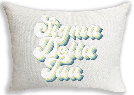 Sigma Delta Tau Sigma Delta Tau Retro Throw Pillow