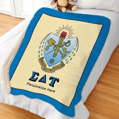 Sigma Delta Tau Sigma Delta Tau Sherpa Lap Blanket