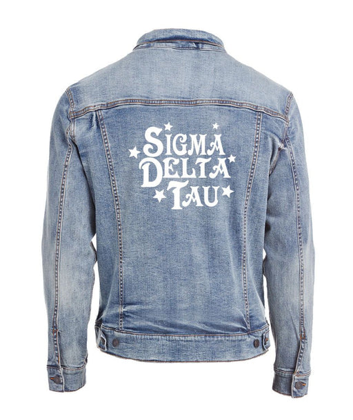 Sigma Delta Tau Sigma Delta Tau Star Struck Denim Jacket