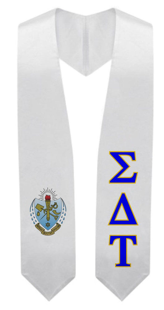 Sigma Delta Tau Super Crest Shield Graduation Stole Sigma Delta Tau Super Crest - Shield Graduation Stole