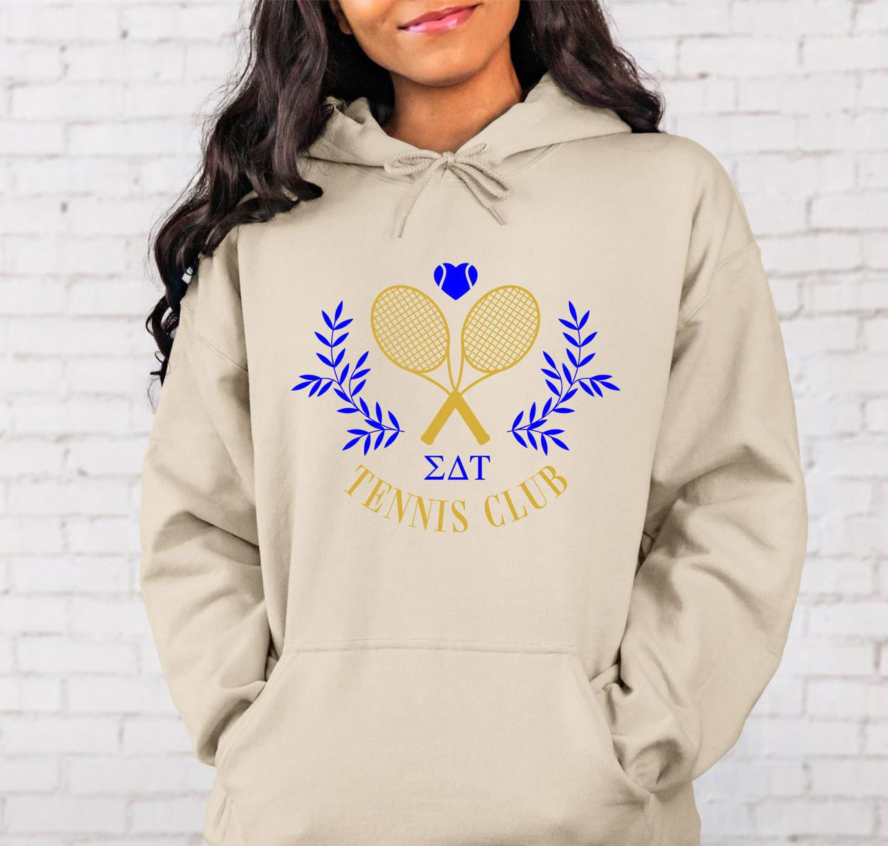 Sigma Delta Tau Tennis Club Hoodie Sigma Delta Tau Tennis Club Hoodie