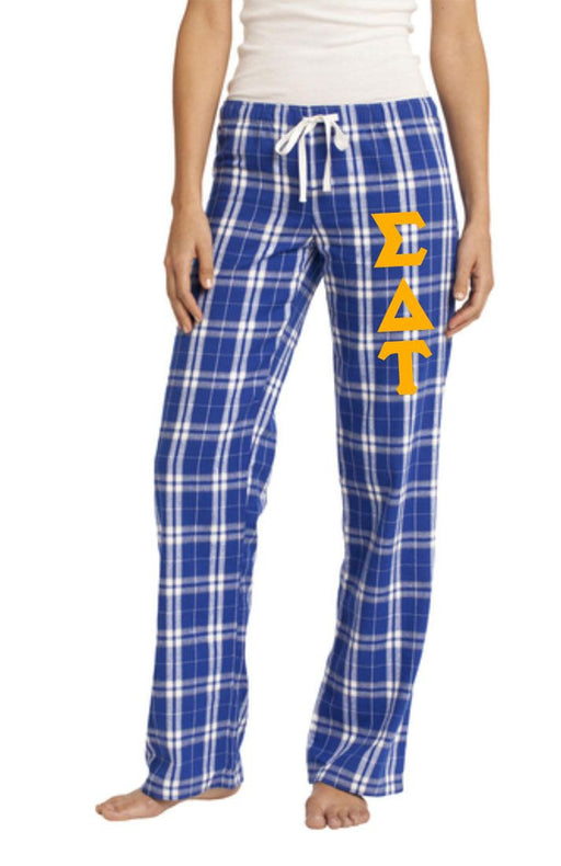 Sigma Delta Tau Sigma Delta Tau Women's Flannel Plaid Pant - PJ's