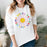 Sigma Delta Tau Rainbow Daisy Crewneck Sweatshirt Sigma Delta Tau Rainbow Daisy Crewneck Sweatshirt