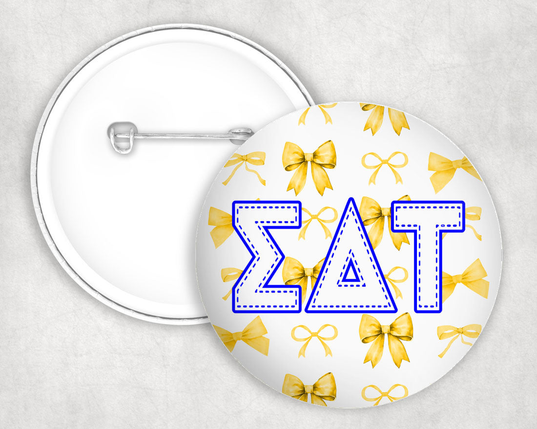 Sigma Delta Tau Multi Bows Pin Buttons Sigma Delta Tau Multi Bows Pin Buttons