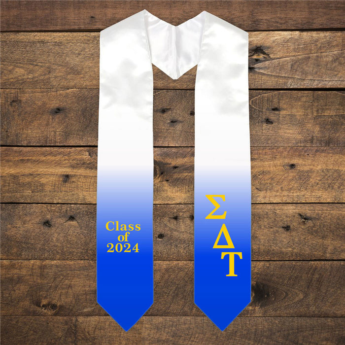 Sigma Delta Tau Extra Fancy Classic Greek Graduation Stole Sigma Delta Tau Extra Fancy Classic Greek Graduation Stole