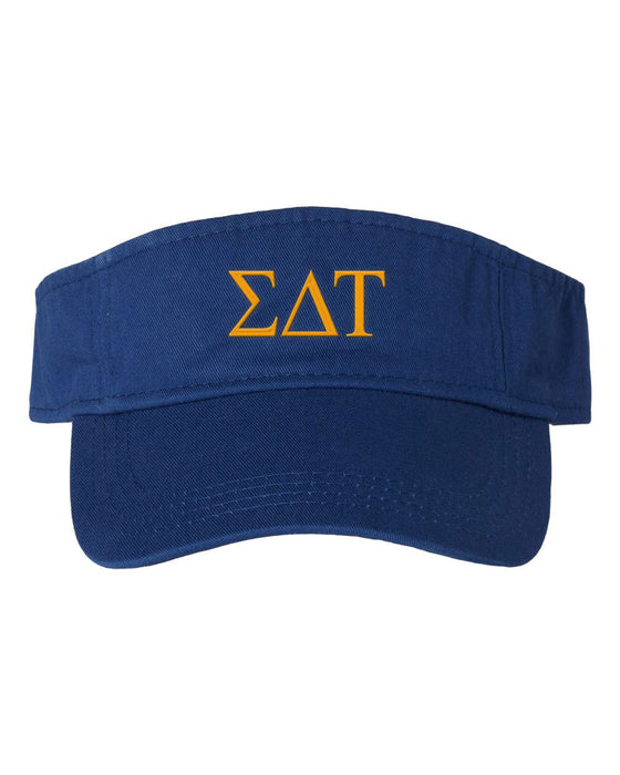 Sigma Delta Tau Greek Letter Visor Sigma Delta Tau Greek Letter Visor