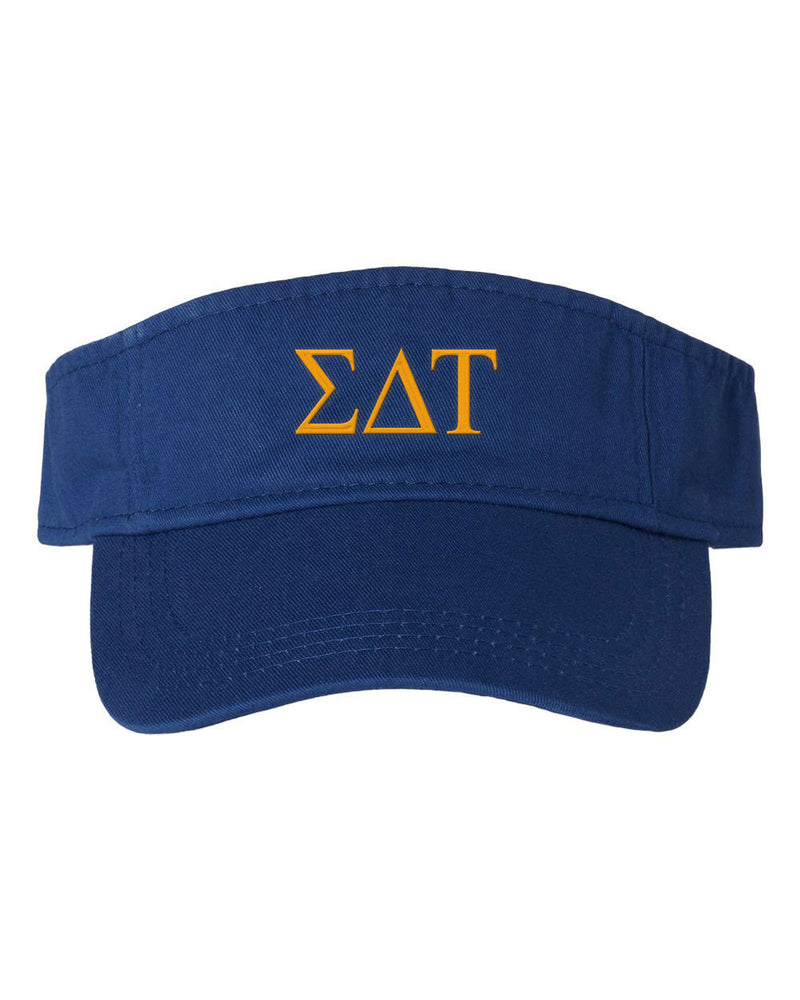 Sigma Delta Tau Greek Letter Visor Sigma Delta Tau Greek Letter Visor