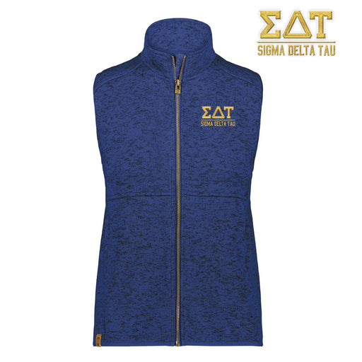 Sigma Delta Tau Sigma Delta Tau Alpine Sweater Fleece Vest