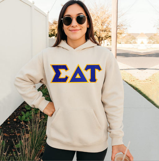Sigma Delta Tau Sigma Delta Tau - 2 Day Ship Twill Hooded Sweatshirt