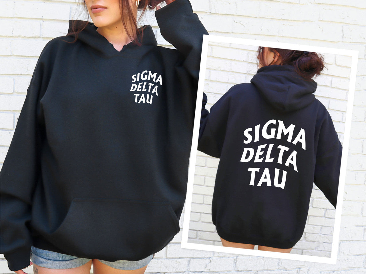 Sigma Delta Tau Social Hoodie Sigma Delta Tau Social Hoodie