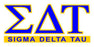 Sigma Delta Tau Custom Sticker Personalized Sigma Delta Tau Custom Sticker - Personalized