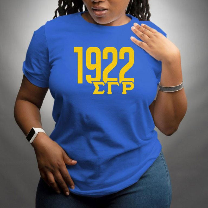 Printify Sigma Gamma Rho 1922 Tees Sigma Gamma Rho 1922 Tees