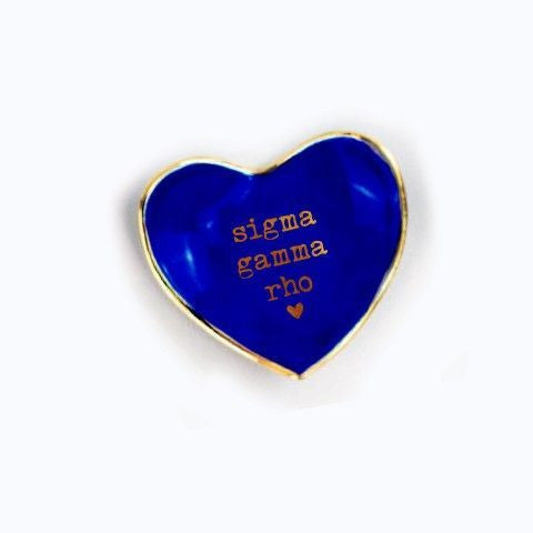 Sigma Gamma Rho Ceramic Ring Dish Sigma Gamma Rho Ceramic Ring Dish