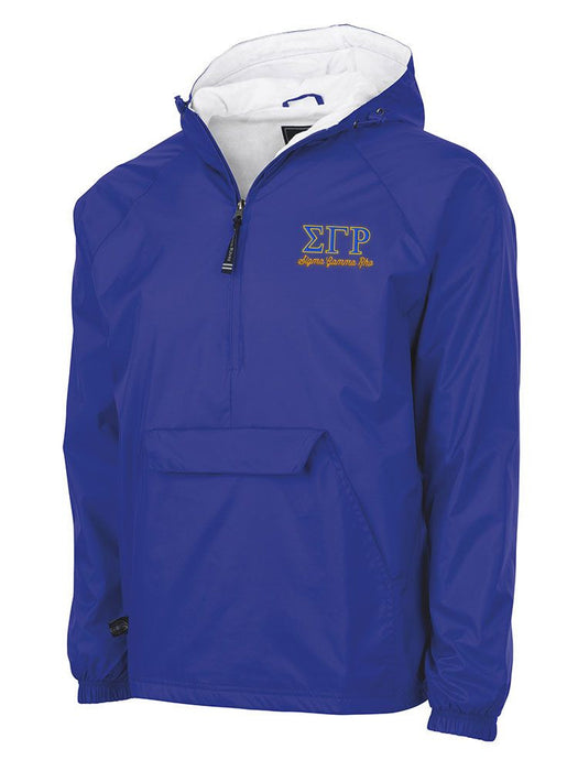 Sigma Gamma Rho Classic Anorak Sigma Gamma Rho Classic Windbreaker Pullover