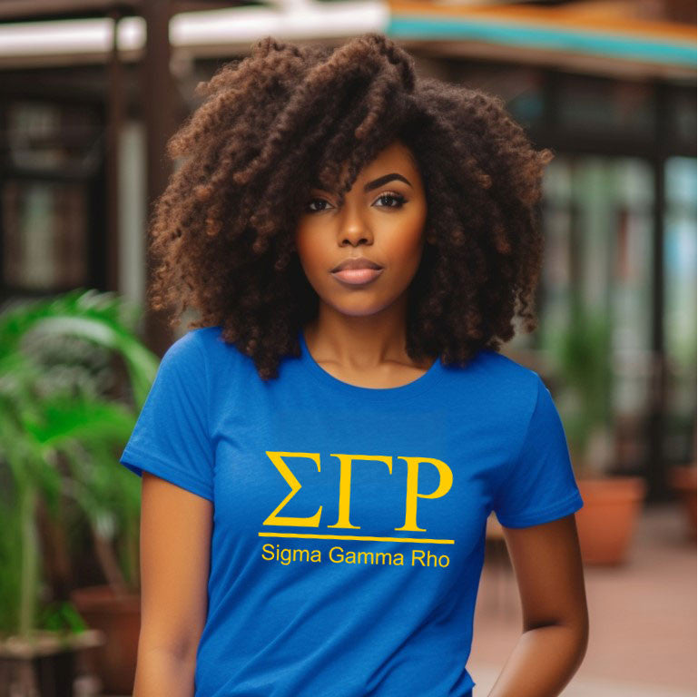 Sigma Gamma Rho Heavyweight T Shirt Sigma Gamma Rho Heavyweight T-Shirt