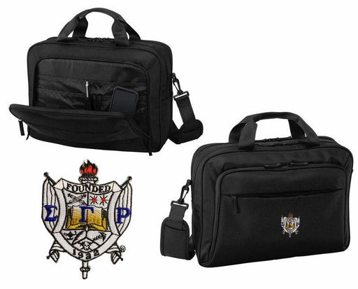 Sigma Gamma Rho DISCOUNT-Sigma Gamma Rho Crest - Shield Briefcase Attache