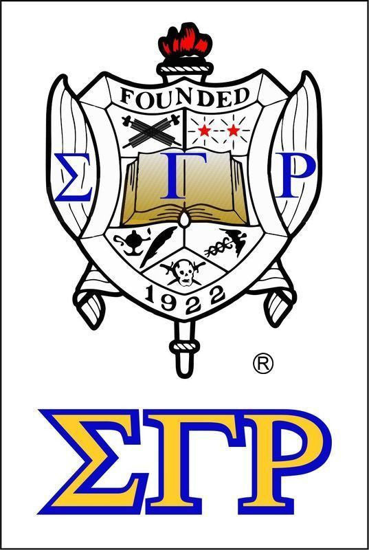 Sigma Gamma Rho Crest Shield Decals Sigma Gamma Rho Crest - Shield Decals