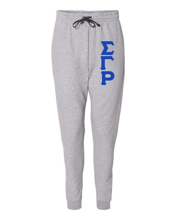 Sigma Gamma Rho Lettered Joggers (3" Letters) Sigma Gamma Rho Lettered Joggers (3