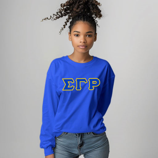 Sigma Gamma Rho DISCOUNT Sigma Gamma Rho Lettered Long Sleeve Tee