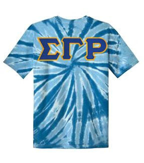 Sigma Gamma Rho DISCOUNT-Sigma Gamma Rho Lettered Tie-Dye t-shirts