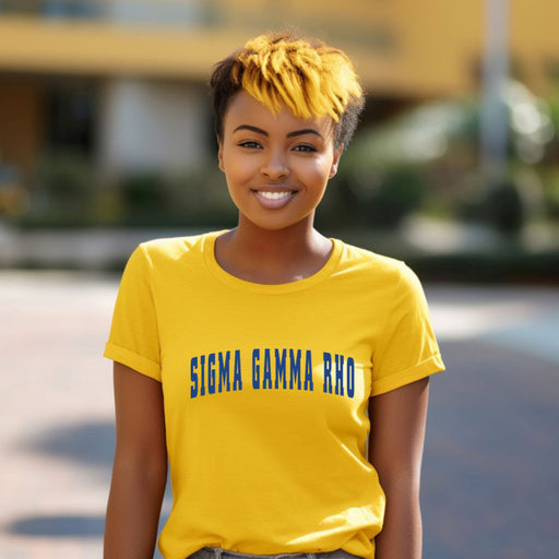 Sigma Gamma Rho Sigma Gamma Rho Letterman T-Shirts