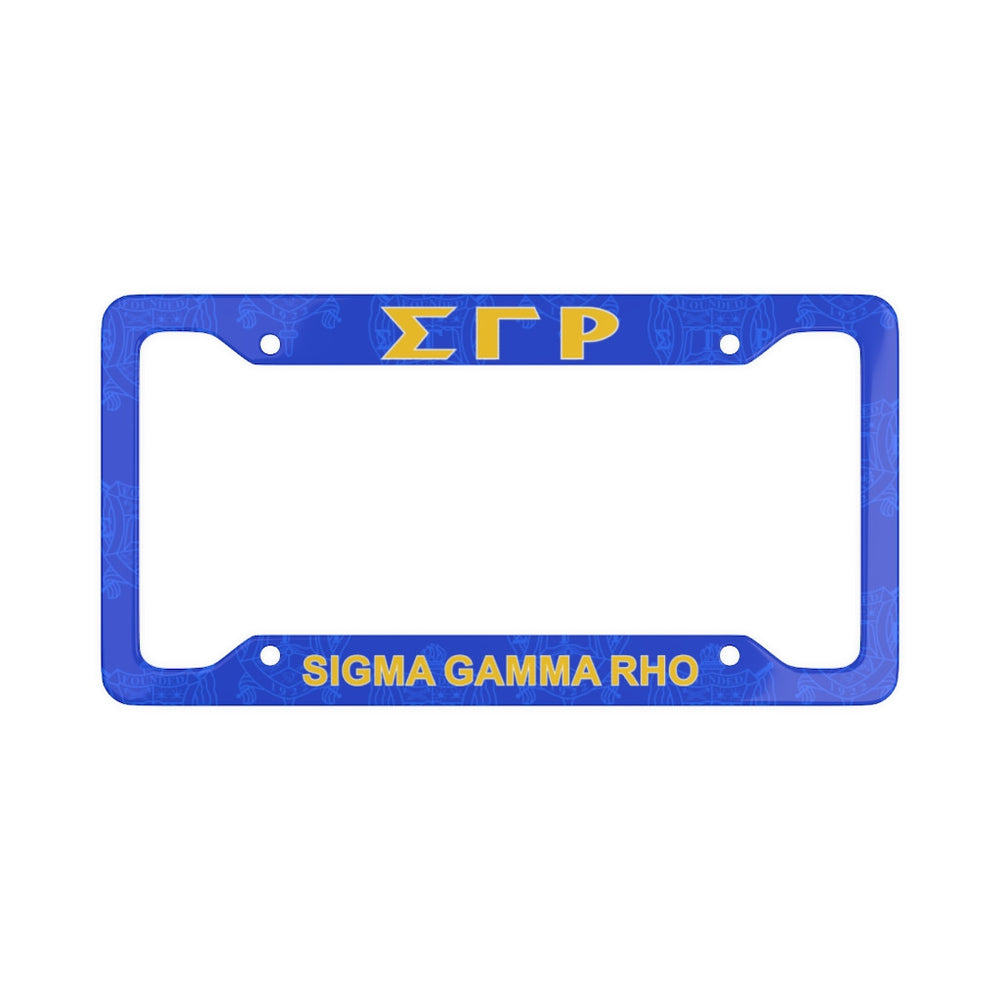 Sigma Gamma Rho New License Plate Frames Sigma Gamma Rho New License Plate Frames