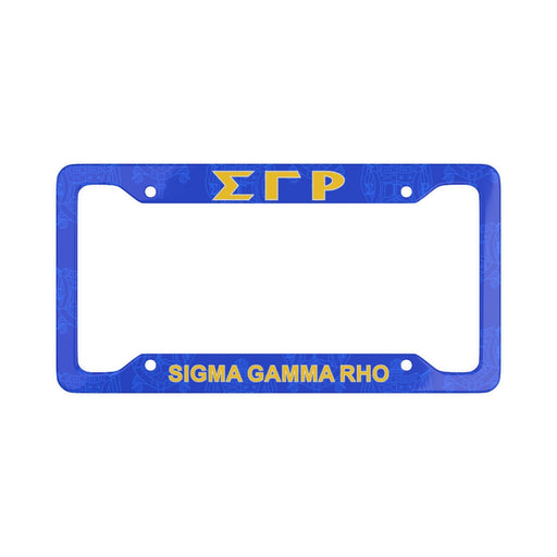 Caraccessories Sigma Gamma Rho New License Plate Frames