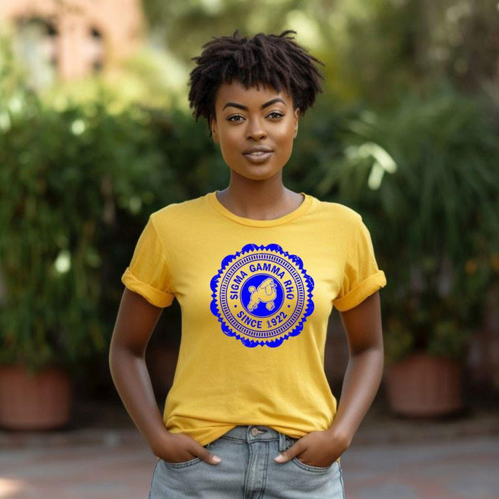 Printify Sigma Gamma Rho Old Seal Tee Sigma Gamma Rho Old Seal Tee