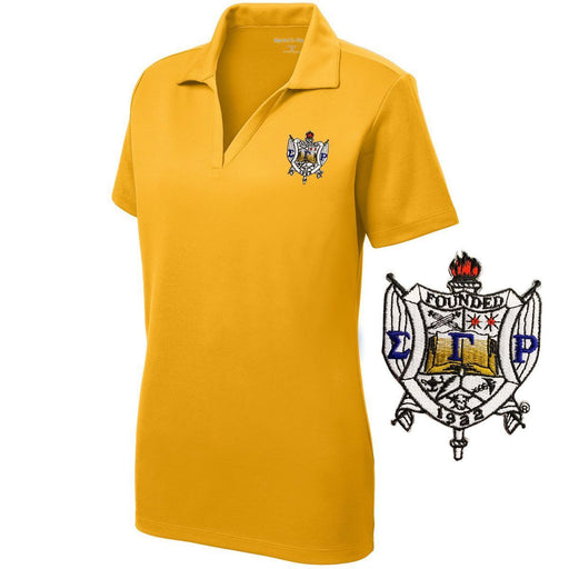 DISCOUNT-Sigma Gamma Rho Emblem Polo