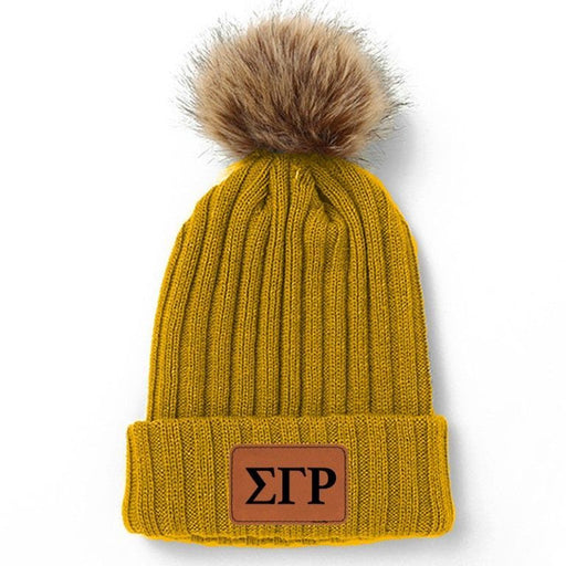 Sigma Gamma Rho Sigma Gamma Rho Pom Pom Beanie Hat