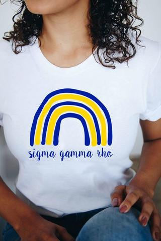Sigma Gamma Rho Sigma Gamma Rho Rainbow Tees