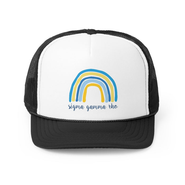 Sigma Gamma Rho Rainbow Trucker Caps Sigma Gamma Rho Rainbow Trucker Caps