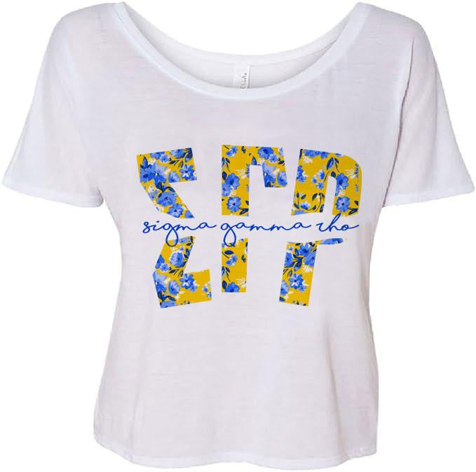 Greekgear Sigma Gamma Rho Slouchy T Shirt Sigma Gamma Rho Slouchy T-Shirt