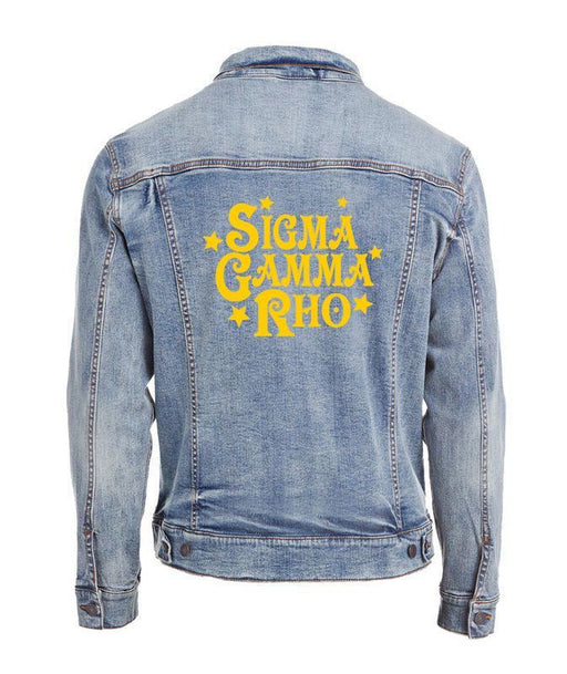 Sigma Gamma Rho Sigma Gamma Rho Star Struck Denim Jacket