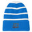 Sigma Gamma Rho Striped Beanie With Solid Band Sigma Gamma Rho Striped Beanie with Solid Band