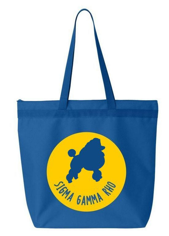 Sigma Gamma Rho Mascot Tote Bag Sigma Gamma Rho Mascot Tote Bag